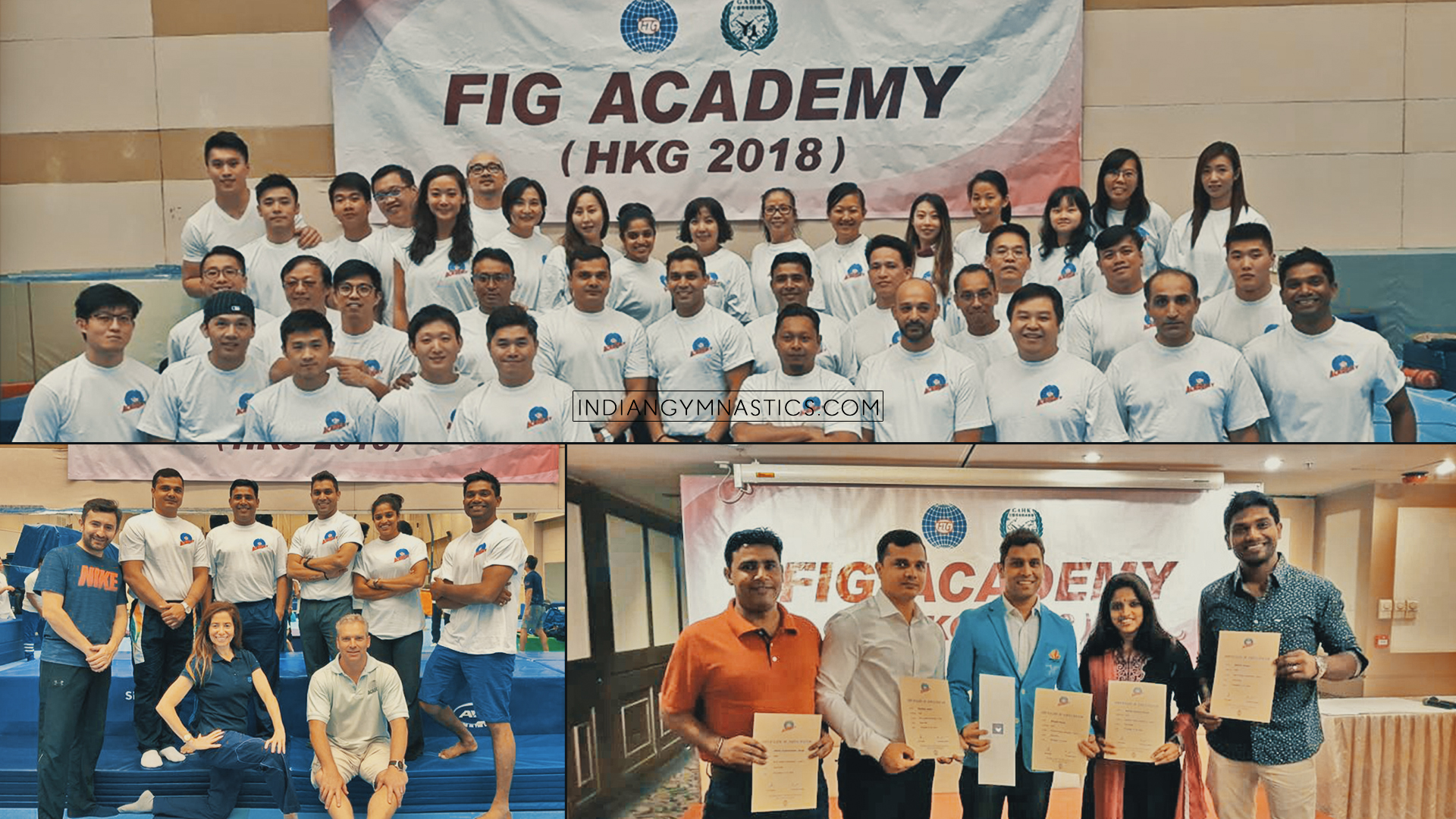 Indian Coaches at FIG Level 2 International Coaching Course