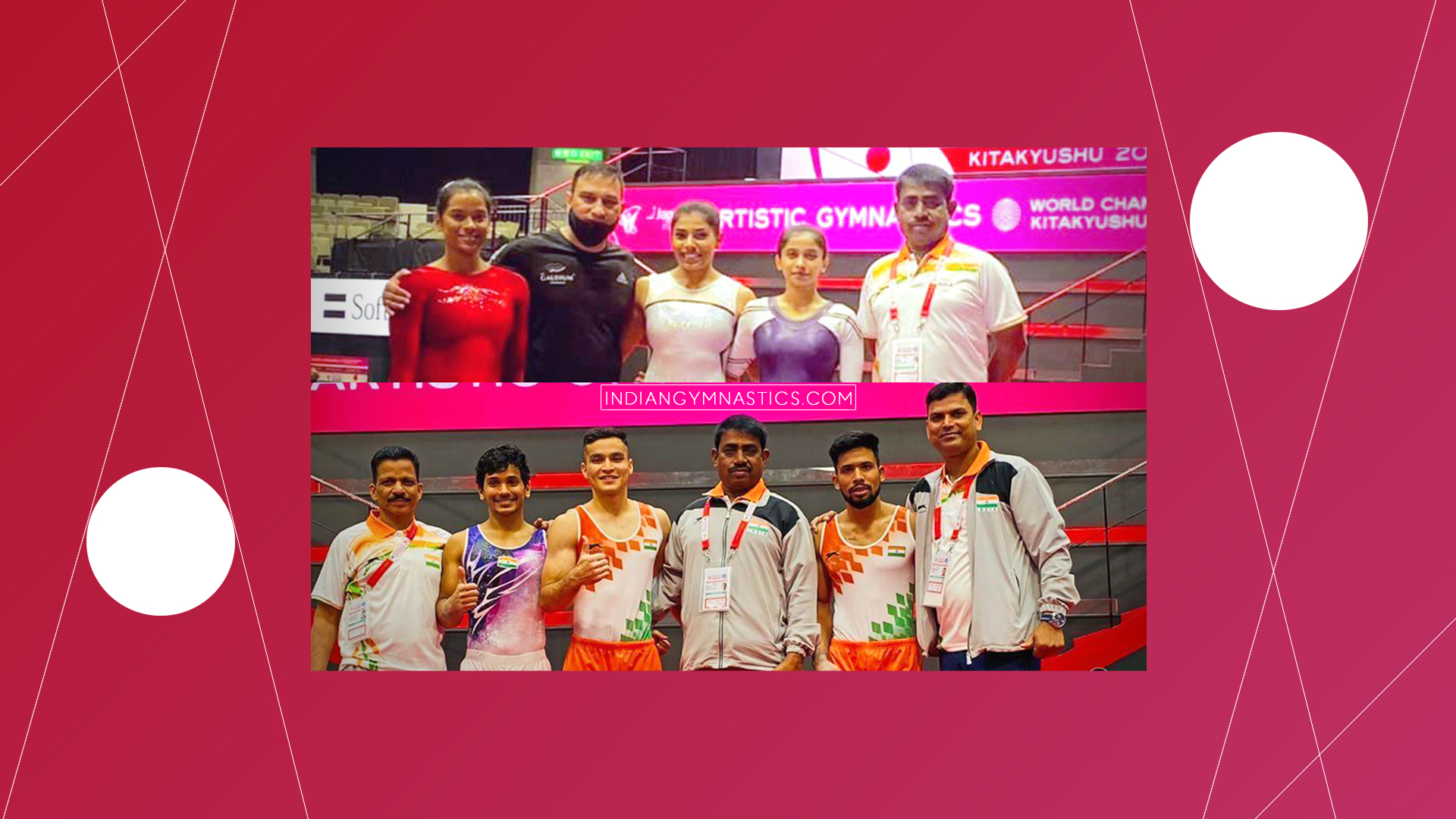 Indian Team at 50th FIG Artistic Gymnastics World Championships 2021